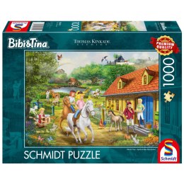 PQ Puzzle 1000 el. THOMAS KINKADE Bibi & Tina Schmidt - puzzle