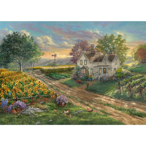 PQ Puzzle 1000 el. THOMAS KINKADE Pole słoneczników Schmidt - puzzle