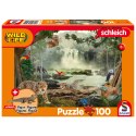 Puzzle 100 el. SCHLEICH Dzika przyroda Schmidt - puzzle