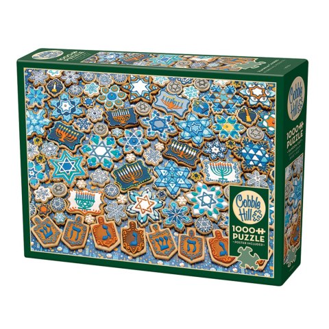 Puzzle 1000 el. Chanukowe ciasteczka Cobble Hill