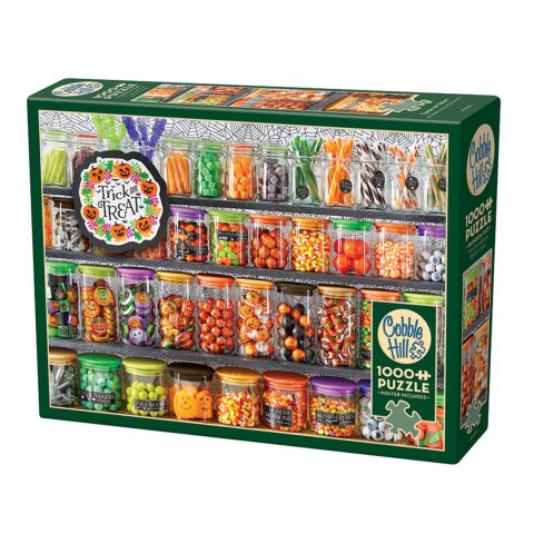 Puzzle 1000 el. Cukierek albo psikus Cobble Hill