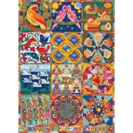 Puzzle 1000 el. Dwanaście dni Świąt Bożego Narodzenia Cobble Hill