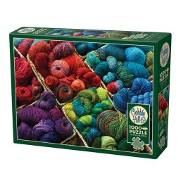 Puzzle 1000 el. Kłębki włóczki Cobble Hill