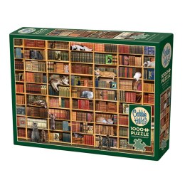 Puzzle 1000 el. Kocia biblioteka Cobble Hill