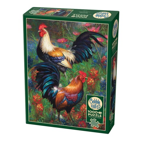 Puzzle 1000 el. Koguty Cobble Hill