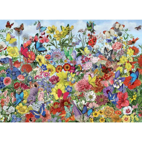 Puzzle 1000 el. Ogród pełen motyli Cobble Hill