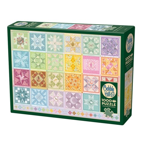 Puzzle 1000 el. Patchwork z gwiazdami Cobble Hill