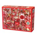 Puzzle 1000 el. Pomaluj mój świat na kolor... czerwony Cobble Hill