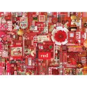 Puzzle 1000 el. Pomaluj mój świat na kolor... czerwony Cobble Hill