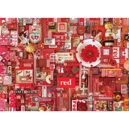 Puzzle 1000 el. Pomaluj mój świat na kolor... czerwony Cobble Hill