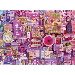 Puzzle 1000 el. Pomaluj mój świat na kolor... fioletowy Cobble Hill