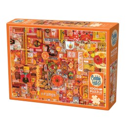 Puzzle 1000 el. Pomaluj mój świat na kolor... pomarańczowy Cobble Hill