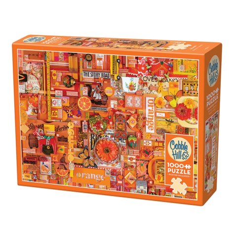 Puzzle 1000 el. Pomaluj mój świat na kolor... pomarańczowy Cobble Hill