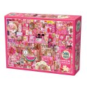 Puzzle 1000 el. Pomaluj mój świat na kolor... różowy Cobble Hill