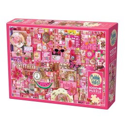Puzzle 1000 el. Pomaluj mój świat na kolor... różowy Cobble Hill