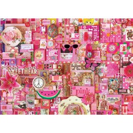 Puzzle 1000 el. Pomaluj mój świat na kolor... różowy Cobble Hill