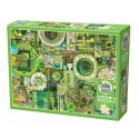 Puzzle 1000 el. Pomaluj mój świat na kolor... zielony Cobble Hill