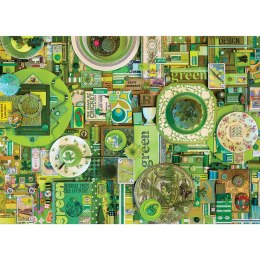 Puzzle 1000 el. Pomaluj mój świat na kolor... zielony Cobble Hill