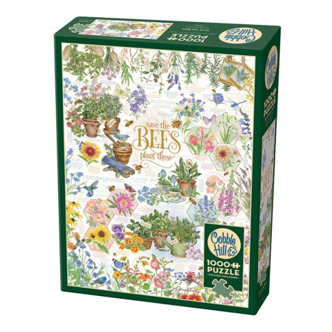 Puzzle 1000 el. Ratuj pszczoły Cobble Hill