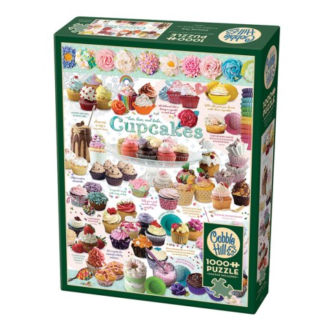 Puzzle 1000 el. Słodkie babeczki Cobble Hill