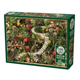 Puzzle 1000 el. Sukulenty w ogrodzie Cobble Hill