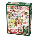 Puzzle 1000 el. Świąteczne pieczenie Cobble Hill