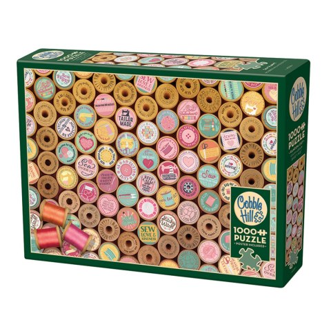 Puzzle 1000 el. Szyj szczęśliwie! Cobble Hill
