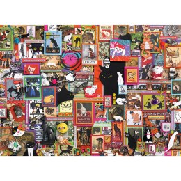 Puzzle 1000 el. W krainie kotów Cobble Hill