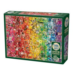 Puzzle 1000 el. Wszystkie kolory tęczy Cobble Hill