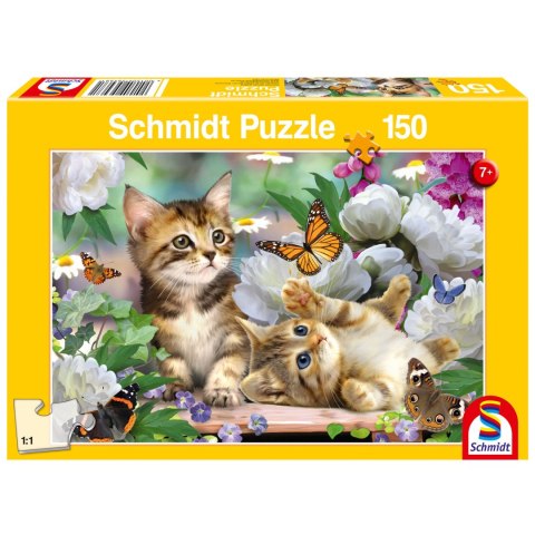 Puzzle 150 el. Figlarne kotki Schmidt - puzzle