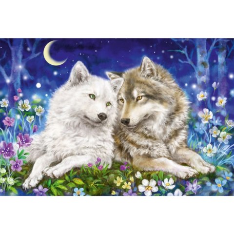 Puzzle 200 el. Milusińskie wilki Schmidt - puzzle