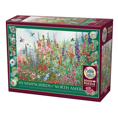 Puzzle 2000 el. Kolibry z Ameryki Północnej Cobble Hill