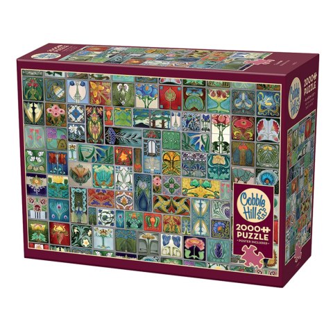 Puzzle 2000 el. Kolorowa mozaika Cobble Hill