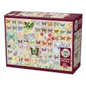 Puzzle 2000 el. Motyle i kwiaty Cobble Hill