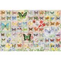 Puzzle 2000 el. Motyle i kwiaty Cobble Hill