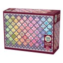 Puzzle 2000 el. Tęczowy patchwork Cobble Hill