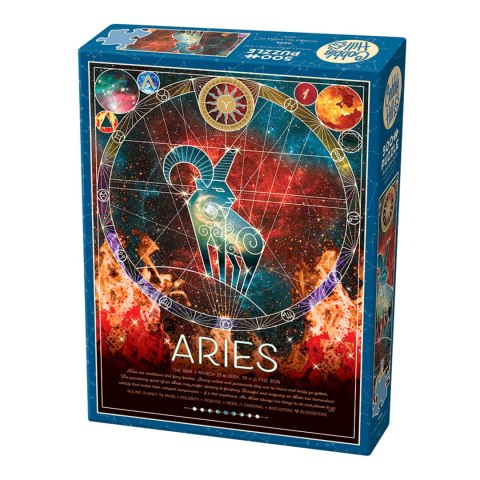 Puzzle 500 el. Znaki zodiaku: Baran Cobble Hill
