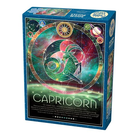 Puzzle 500 el. Znaki zodiaku: Koziorożec Cobble Hill
