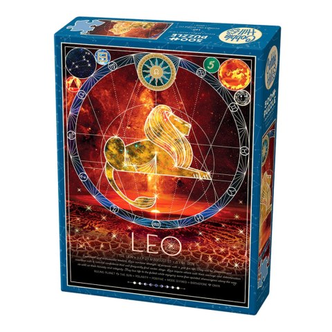 Puzzle 500 el. Znaki zodiaku: Lew Cobble Hill