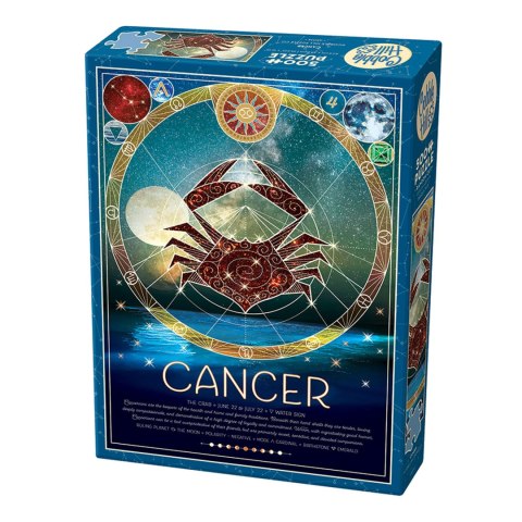 Puzzle 500 el. Znaki zodiaku: Rak Cobble Hill