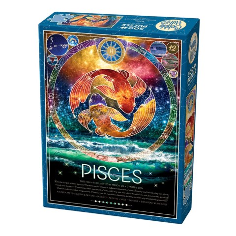 Puzzle 500 el. Znaki zodiaku: Ryby Cobble Hill
