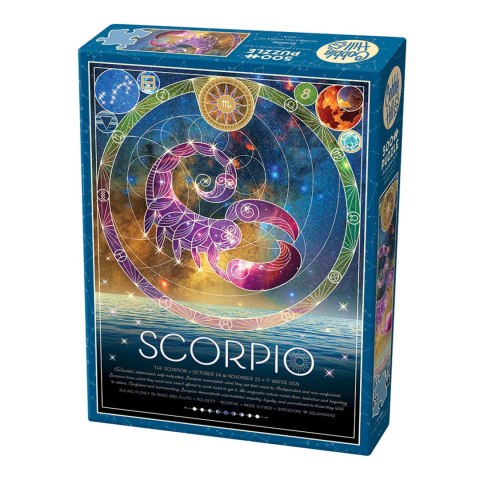 Puzzle 500 el. Znaki zodiaku: Skorpion Cobble Hill