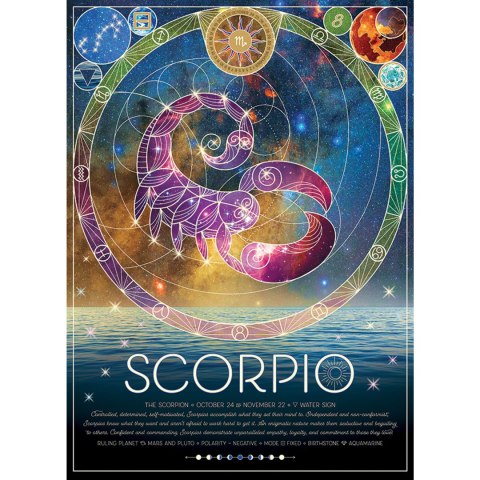 Puzzle 500 el. Znaki zodiaku: Skorpion Cobble Hill