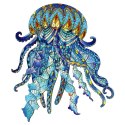 Puzzle drewniane / kolorowe - Meduza Eureka 3D