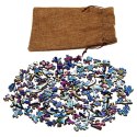 Puzzle drewniane / kolorowe - Płetwal błękitny Eureka 3D
