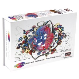 Puzzle drewniane / kolorowe - Ryba (Bojownik wspaniały) Eureka 3D