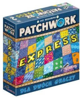 Gra Patchwork Express, Lacerta, gra planszowa dla seniora, gra logiczna