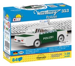 Klocki Cars Wartburg 353 Polizei