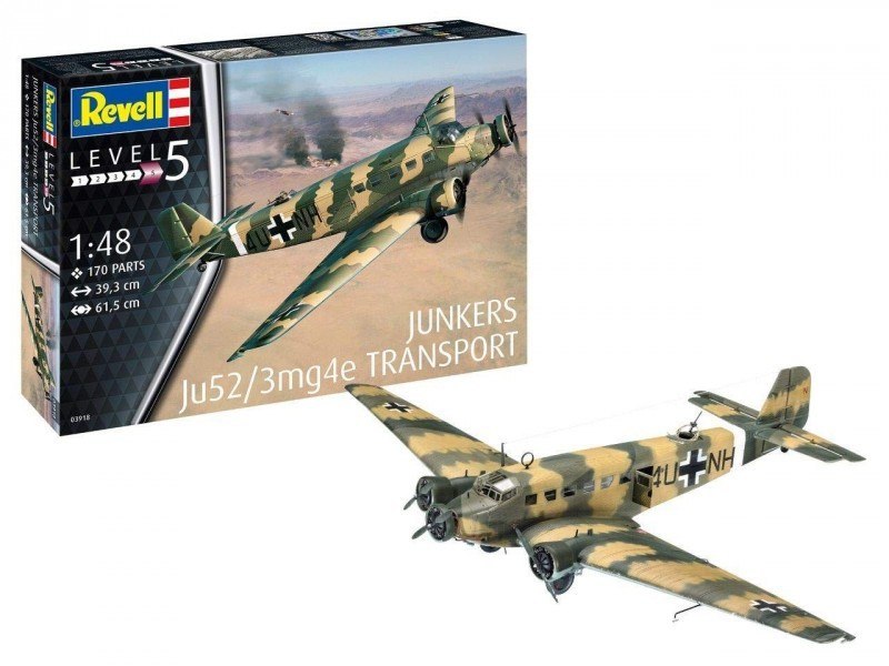 Model plastikowy Junkers JU52/3M Transport