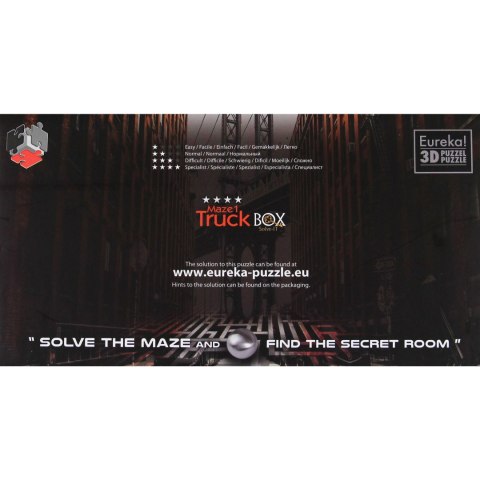 Łamigłówka ESCAPE BOX - Maze1 Truck Secret - poziom 4/4 Eureka 3D